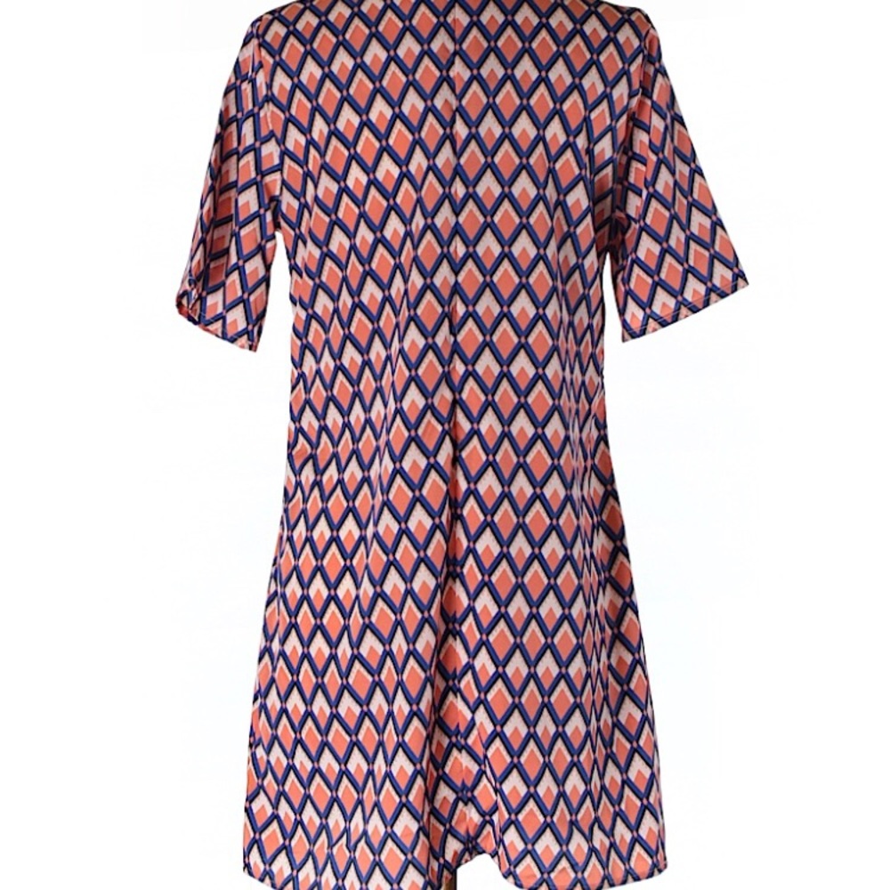 Geometric Shift A-line Dress 👗